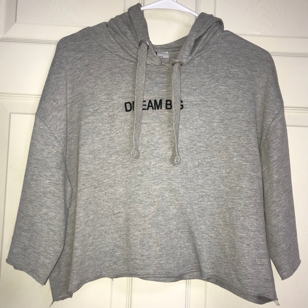 Dream big hooded crop!